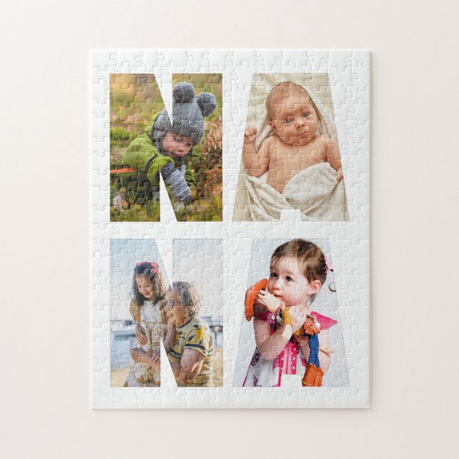 Nana Photo Collage Keepsake  Jigsaw Puzzle (Vertical)