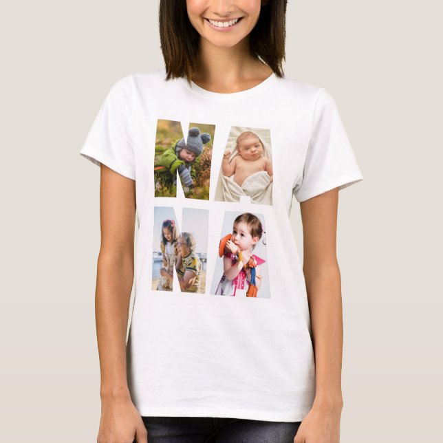 Nana Photo Collage T-Shirt (Front)