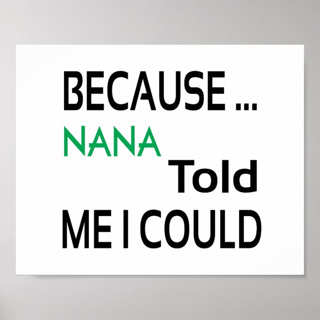 Nana Poster (standard picture frame size) (Front)