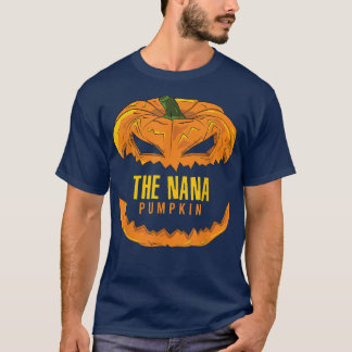 Nana Pumpkin Matching Family Group Halloween Party T-Shirt