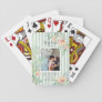 Nana | Quote & Photo Beautiful Floral Playing Cards