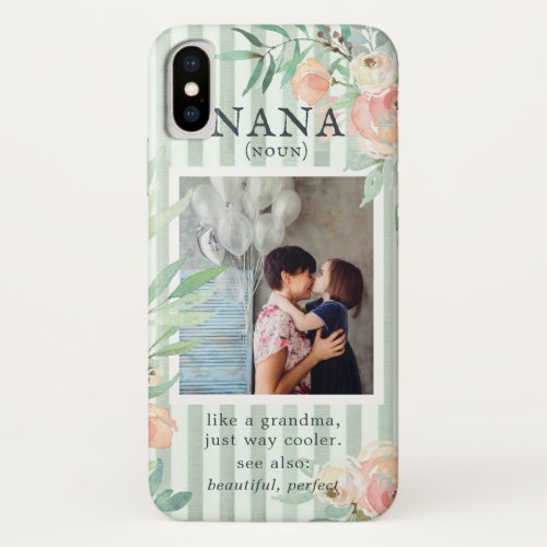 Nana  Quote  Photo iPhone XS Case
