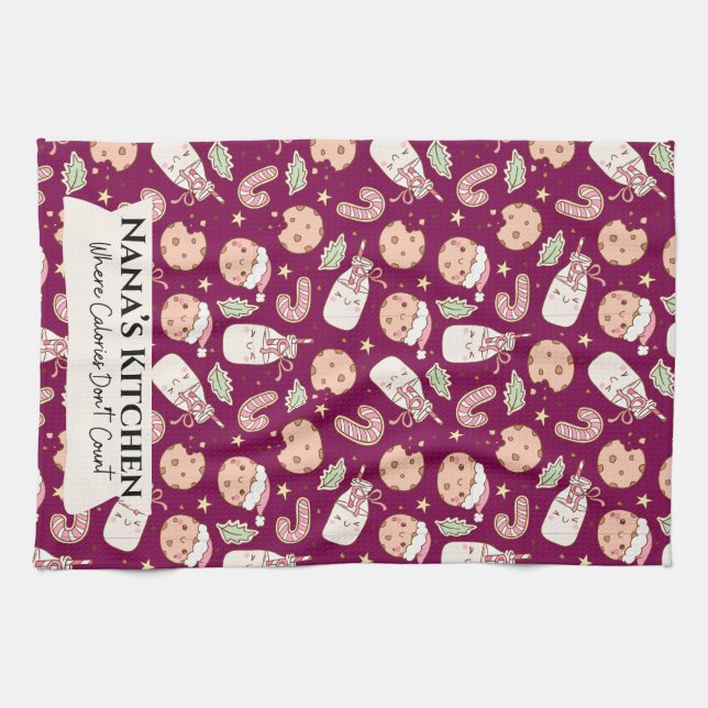 Nana’s Kitchen , Funny Grandmother  Kitchen Towel (Horizontal)