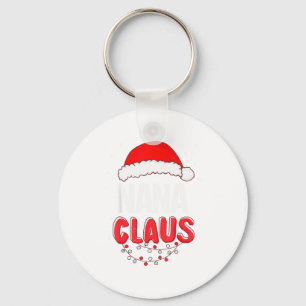 Nana Santa Claus Christmas Matching Costume  Keychain