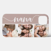 Nana Script Grandma Photo Collage Case-Mate iPhone Case (Back (Horizontal))