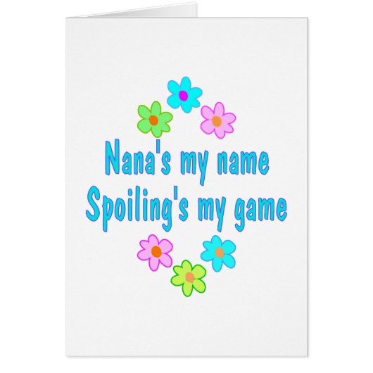 Nana Spoils Cards (Front)