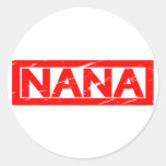 Nana Stamp Classic Round Sticker