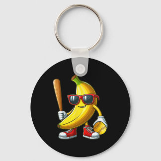 Nana Sungles Playing Softll Funny Fruit Sport Play Keychain