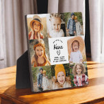 Nana We Love You Hearts Modern Photo Collage Plaque<br><div class="desc">The Nana We Love You Heart Modern Photo Collage Plaque is a touching and personalized gift that showcases your love for your grandmother. This beautifully designed plaque features a heart-shaped photo collage, allowing you to add your favorite family pictures in a modern and stylish layout. The heartfelt "We Love You,...</div>