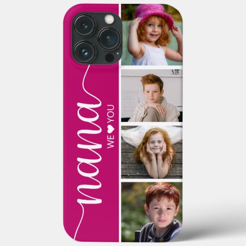 Nana We Love You Photo iPhone 13 Pro Max Case