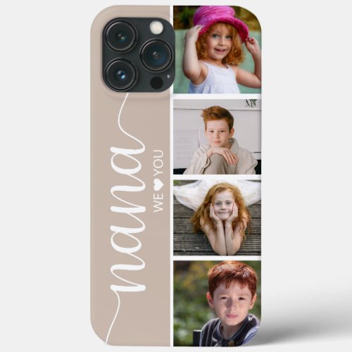 Nana We Love You Photo iPhone 13 Pro Max Case