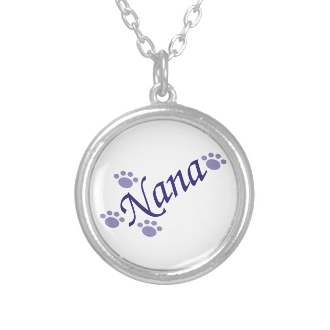 Nana With Paws Necklace (Front)