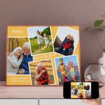 Nana You're the Best 5 Photo Collage Grandparent Poster