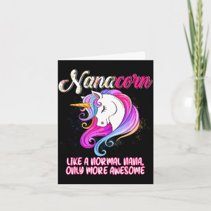 Nanacorn happy mother's day unicorn lover proud card