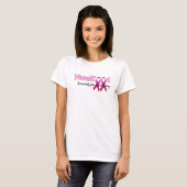 NanaHood - Pink Ribbon Logo T-Shirt (Front Full)