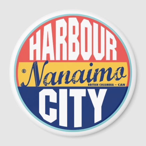 Nanaimo Vintage Label Magnet