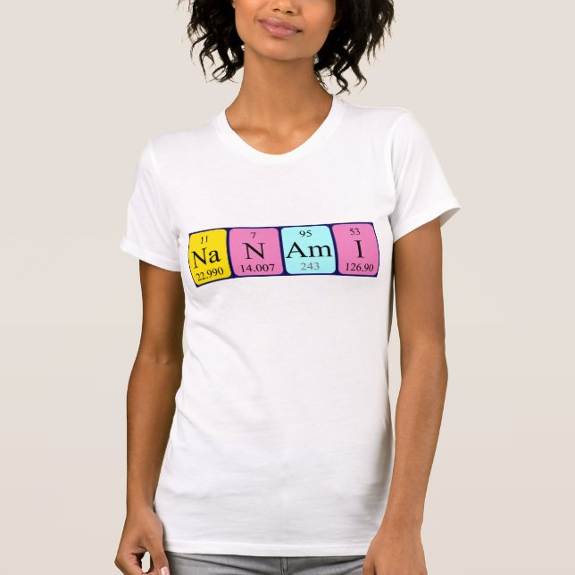 Nanami periodic table name shirt (Front)