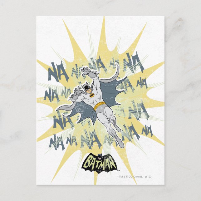 NANANANANANA Batman Graphic Postcard (Front)