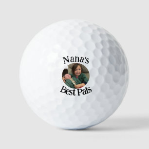 Nana's Best Pal(s) Photo Golf Balls
