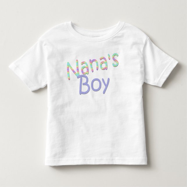 Nana's Boy Toddler Shirt (Front)