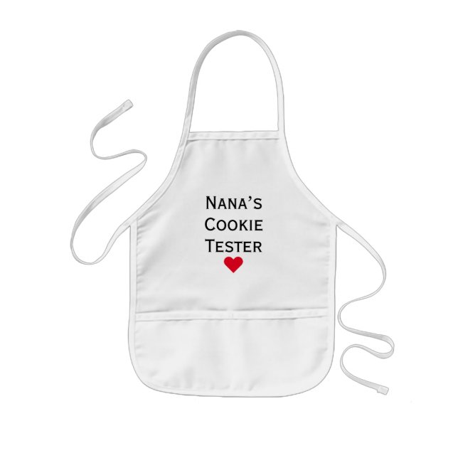 Nana's Cookie Tester Grandkids Kids' Apron (Front)