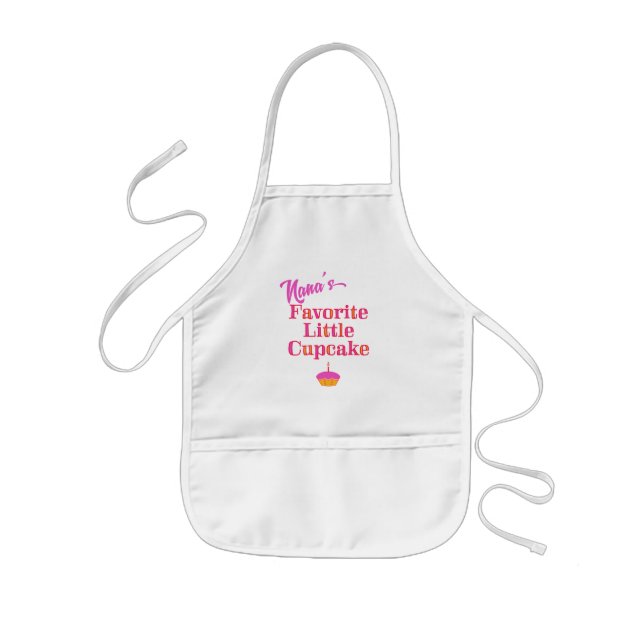 Nana's Favorite Little Cupcake Kids' Apron (Front)