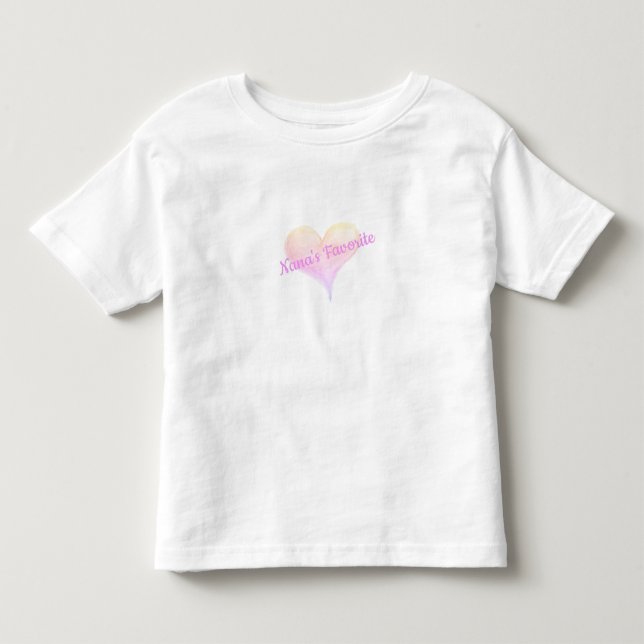 Nana's Favorite Toddler Tee (Front)
