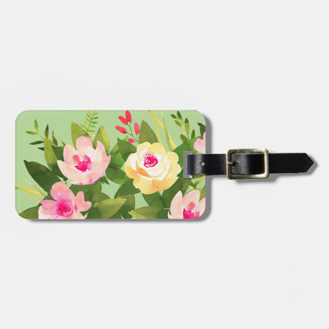 Nana's Garden Luggage Tag (Front Horizontal)