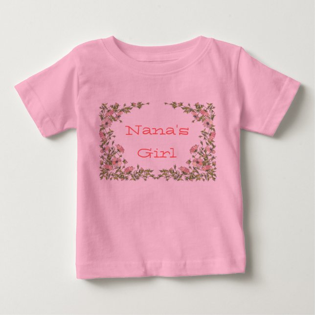 Nana's Grandma's Girl baby Shirt (Front)