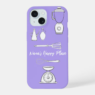 'Nana's Happy Place' iPhone 15 Case