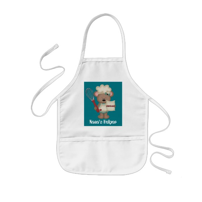 Nana's Helper kids fun Kitchen apron (Front)