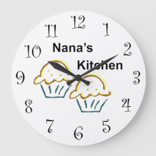 french chef kitchen clock