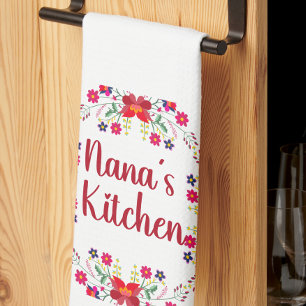 Nana's Kitchen Floral  Towel