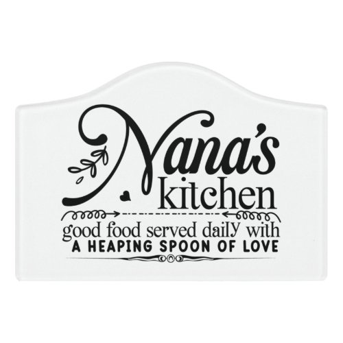 Nanas Kitchen Sign