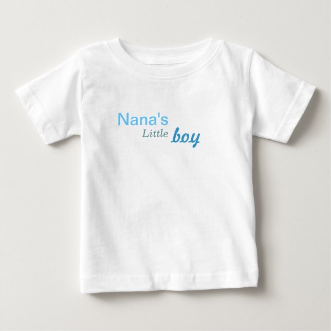 Nana's little boy baby T-Shirt (Front)