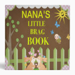 Nana&#39;s Little Brag Book Binder at Zazzle