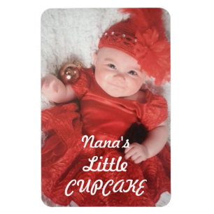 Nana's Little Cupcake Premium Photo Magnet