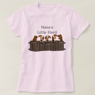 Nanas Little Goat Herd 5 Goats T-Shirt