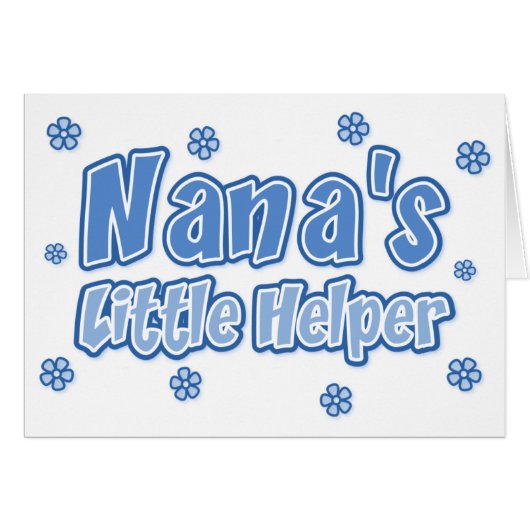 Nana's Little Helper Cards (Front Horizontal)