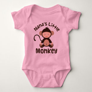 Nanas Little Monkey Baby Bodysuit