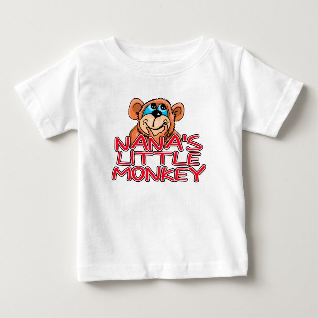 Nana's Little Monkey Baby T-Shirt (Front)