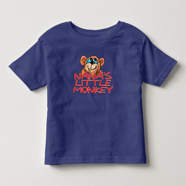 Nana's Little Monkey Toddler T-shirt (Front)