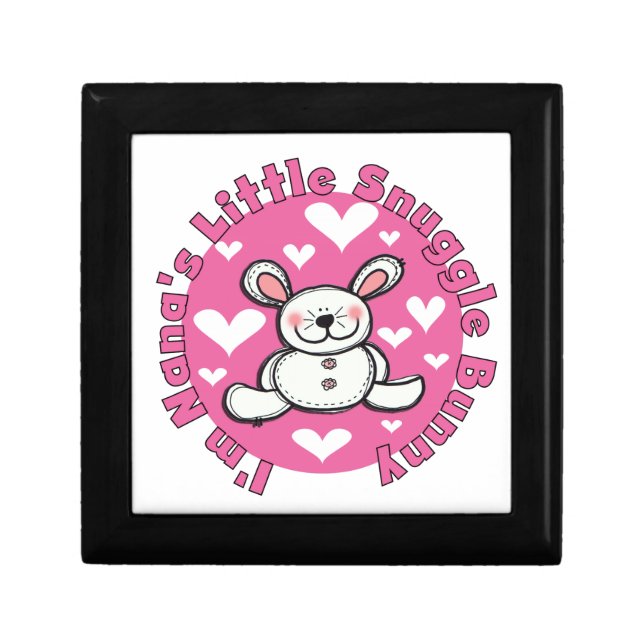 Nana's Little Snuggle Bunny Jewelry Box (Front)