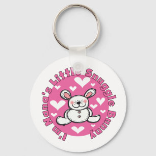 Nana's Little Snuggle Bunny Keychain