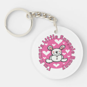 Nana's Little Snuggle Bunny Keychain