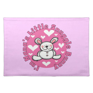 Nana's Little Snuggle Bunny Placemat