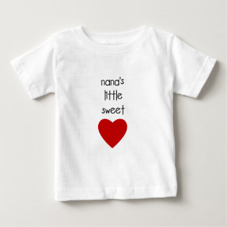 Nana's Little Sweet Heart Baby T-Shirt