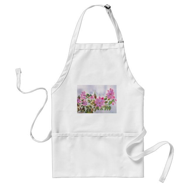 Nana's Roses Adult Apron (Front)