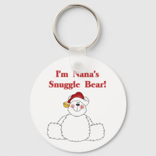 Nana's Snuggle Bear T-shirts and Gifts Keychain
