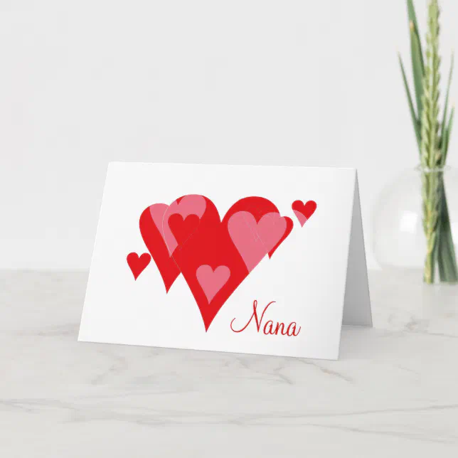 Nana's Valentine Card | Zazzle